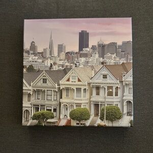 San Francisco Painted Ladies Canvas Like Small Art